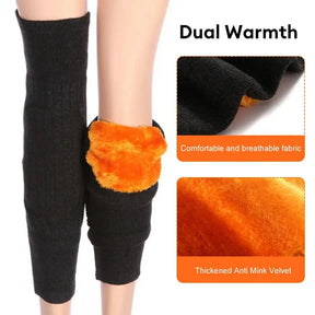 1 Pair Wool Knee Brace Pads - Winter Warm Thermal Knee Warmers ❄️❄️ - House Sense360°